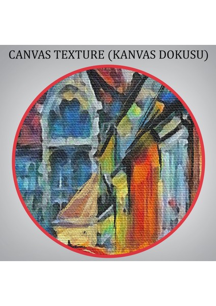 -Premier Kanvas Serileri- Kiev Ukrayna Sokak Manzarası Duvar TABLOSU-1213