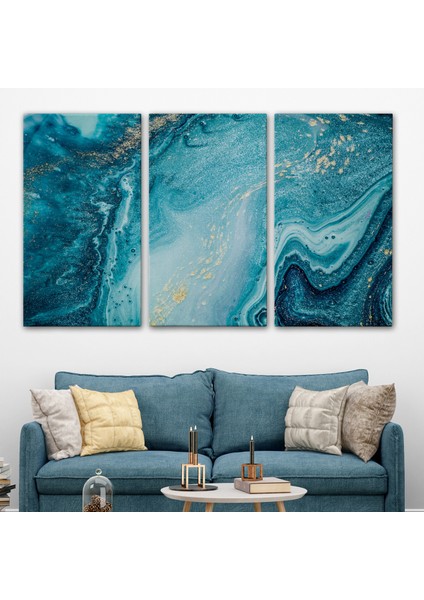 -Premier Kanvas Serileri- Soyut Okyanus Derinlikleri Duvar TABLOSU-1218 modelleri