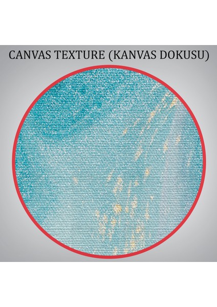 -Premier Kanvas Serileri- Soyut Okyanus Derinlikleri Duvar TABLOSU-1218