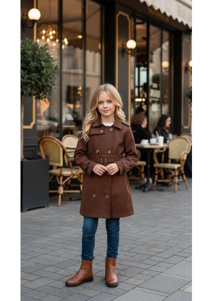 Trençkot Kız Çocuk