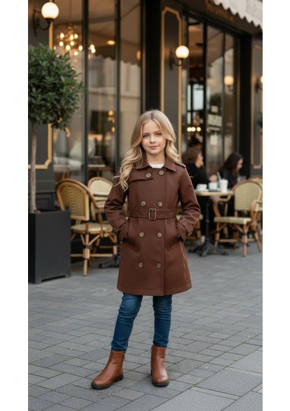 Trençkot Kız Çocuk modelleri