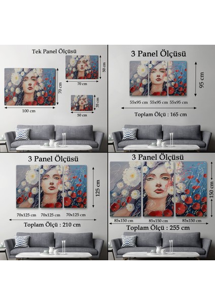 -Premier Kanvas Serileri- Venüs'ün Gözyaşları Kanvas Duvar TABLOSU-1193