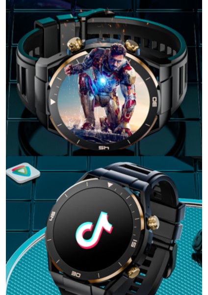 WR888 4g Lite Sim Kartlı Kameralı Aı Destekli Nfc Gps 1.54 Inç Yuvarlak Model Akıllı Saat indirimleri