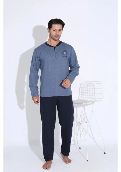 Uzun Kollu Erkek Pijama Takımı