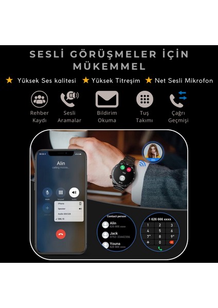Yeni Spor Watch Gt4 Klasik Erkek Akıllı Saat Amoled Ekran Sesli Görüşme Iphone Huawei Uyumlu 8-9-10 fiyatları