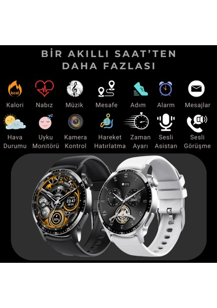 Yeni Spor Watch Gt4 Klasik Erkek Akıllı Saat Amoled Ekran Sesli Görüşme Iphone Huawei Uyumlu 8-9-10