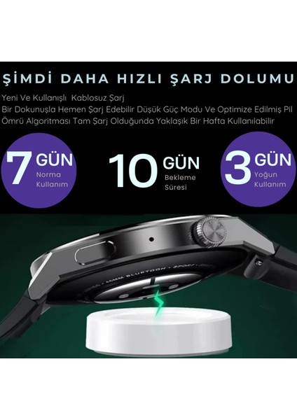 Yeni Spor Watch Gt4 Klasik Erkek Akıllı Saat Amoled Ekran Sesli Görüşme Iphone Huawei Uyumlu 8-9-10