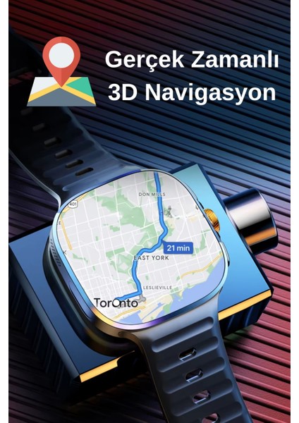 Call Pro 4g/5g Sim Kartlı Btk Kayıtlı Kameralı 1100 Mah Batarya 54MM Amoled Ekranlı Yeni Akıllı Saat indirimleri