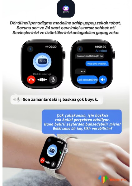 HK11 Pro Max 49MM Amoled Ekran Yeni Nesil Chat Bot Destekli Yeni Özelliklere Sahip Akıllı Saat indirimleri