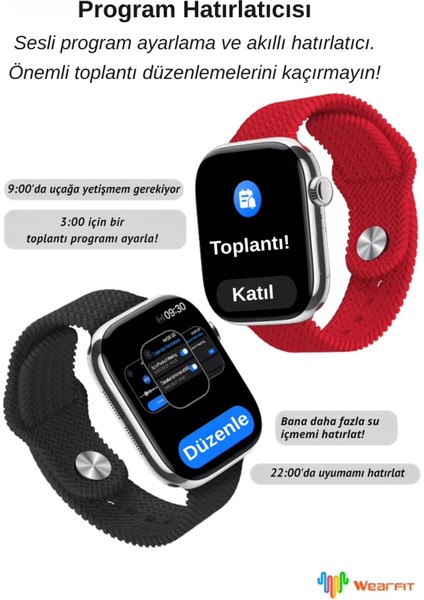 HK11 Pro Max 49MM Amoled Ekran Yeni Nesil Chat Bot Destekli Yeni Özelliklere Sahip Akıllı Saat