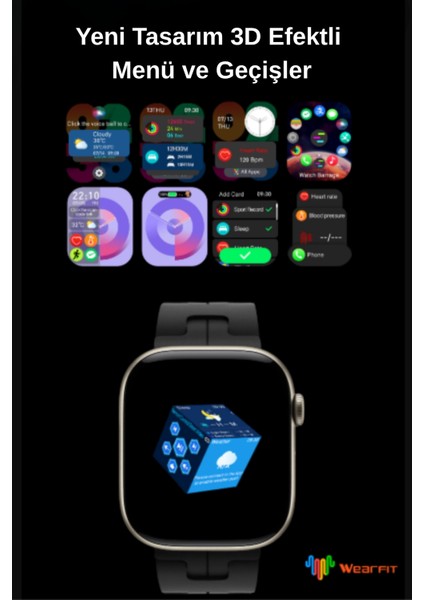 HK10 Mini Amoled Ekran Yeni Nesil Yapay Zeka ve Tüm Özelliklere Sahip Akıllı Saat modelleri