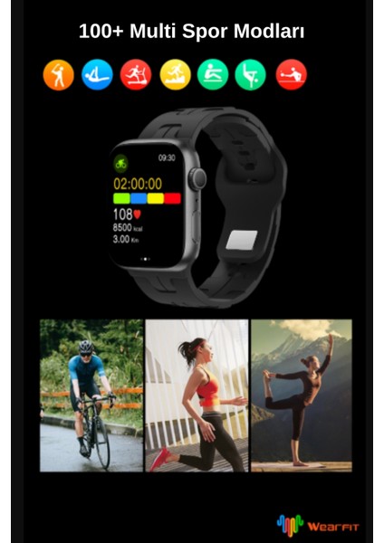 HK10 Mini Amoled Ekran Yeni Nesil Yapay Zeka ve Tüm Özelliklere Sahip Akıllı Saat indirimleri