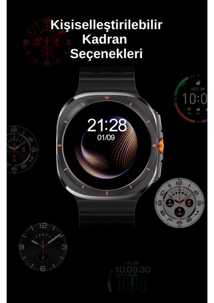 HK28 Ultra Amoled 46MM Chatgpt Nfc Gps Destekli Yeni Tüm Özelliklere Sahip Akıllı Saat indirimleri