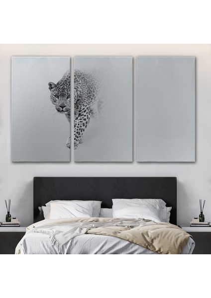-Premier Kanvas Serileri- Leopar Dekoratif Kanvas Tablo 1154 modelleri
