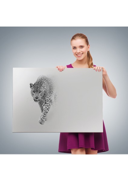 -Premier Kanvas Serileri- Leopar Dekoratif Kanvas Tablo 1154 fırsatları