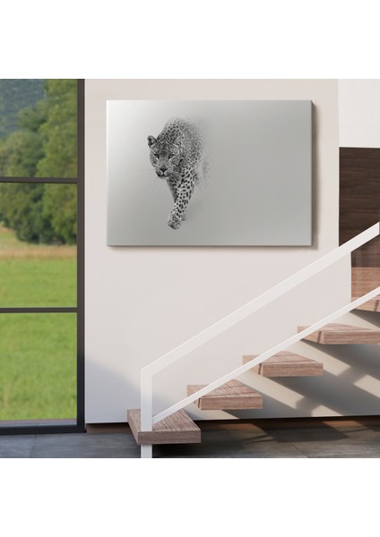 -Premier Kanvas Serileri- Leopar Dekoratif Kanvas Tablo 1154 indirimleri