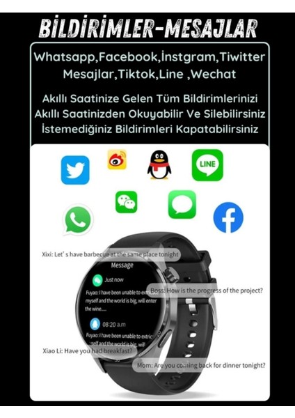 Watch Gt4 Klasik Erkek 46MM Gümüş Akıllı Saat Bluetooth Sesli Görüşmeli Iphone Huawei Uyumlu 8,9,10 modelleri