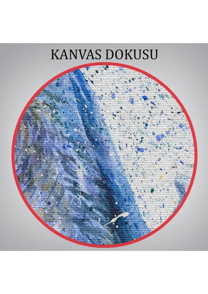 -Premier Kanvas Serileri- Kutup Ayısı ve Yavrusu Dekoratif Kanvas Tablo 1139