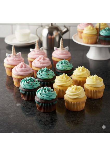 200'LÜ Muffin Cupcake Kek Kapsülü fırsatları