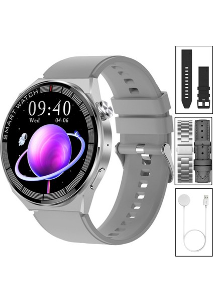 Yeni Spor Watch Gt3 Max Gümüş Akıllı Saat 1.45 Inç 46MM Nfc/sesli Arama Huawei iPhone Uyumlu 8,9,10