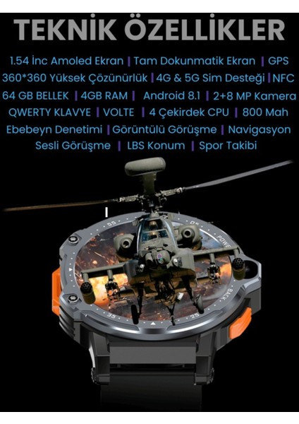 Watch Pg 4g Lte Yuvarlak Akıllı Saat 64GB Sım Kartlı Kameralı Wifi Çocuk Huawei Iphone Uyumlu 8 9 10 fiyatları