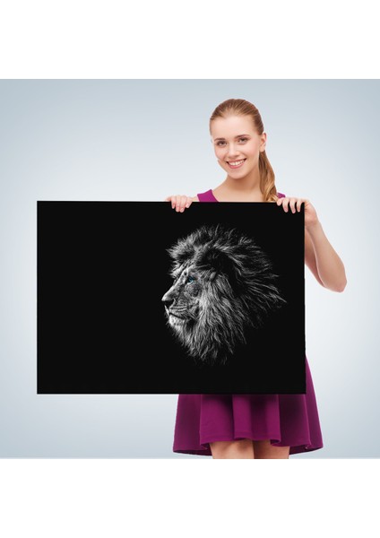 -Premier Kanvas Serileri- Aslan Dekoratif Kanvas Tablo 1153 fırsatları