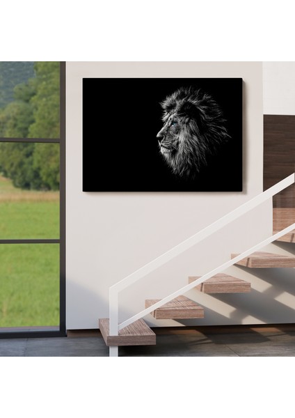 -Premier Kanvas Serileri- Aslan Dekoratif Kanvas Tablo 1153 indirimleri