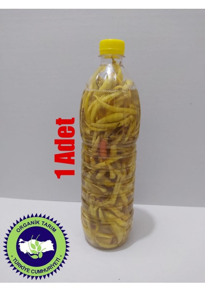 Doğal Adana Yayla Biber Turşusu Hafif Acı 1 Litre