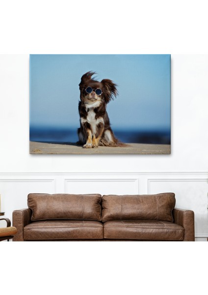 -Premier Kanvas Serileri- Küçük Köpek Dekoratif Kanvas Tablo 1157 fiyatları