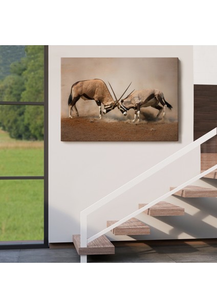 -Premier Kanvas Serileri- Antilob Dekoratif Kanvas TABLO-1117 indirimleri