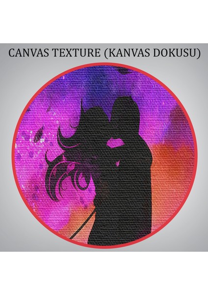 -Premier Kanvas Serileri- Eyfel Kulesi Önünde Öpüşen Çift Duvar TABLOSU-1224