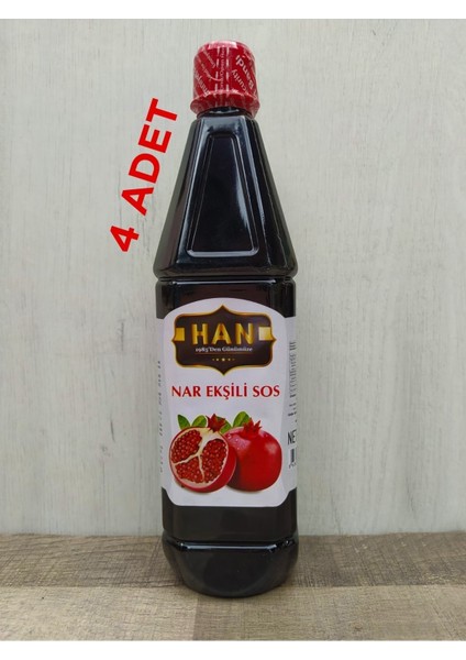 Nar Ekşisi Sosu 1000 Gr. ( 1 Litre - 4 Adet )