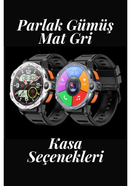 Wr 999 4g Lite Sim Kartlı Çift Kameralı Yeni Nesil Tüm Özelliklere Sahip GB Yuvarlak Akıllı Saat