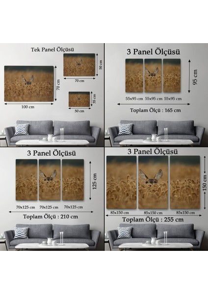 -Premier Kanvas Serileri- Ceylan Dekoratif Kanvas Tablo 1145