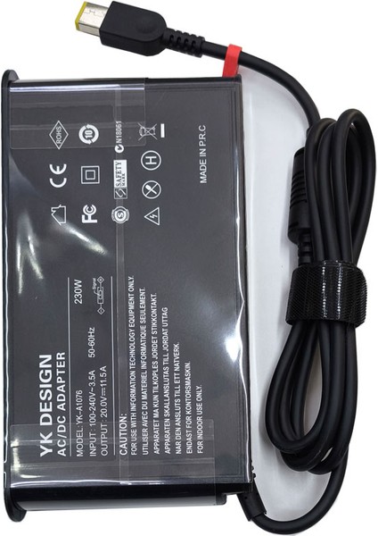 Leneova ile Uyumlu 19V 11.5A USB Kare Uç 230W Notebook Adaptörü fırsatları