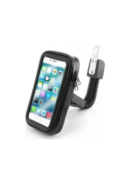 Motorsiklet Su Geçirmez Telefon Kılıfı Telefon Tutucu 7 Inç Xl ( Lisinya )