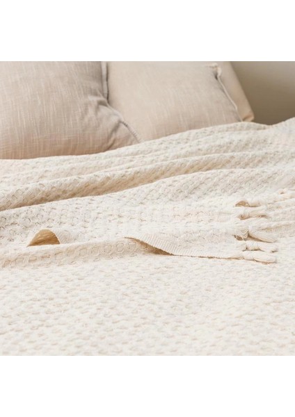 Mulette Tek Kişilik Yatak Örtüsü - Beyaz 160X230 cm fiyatları