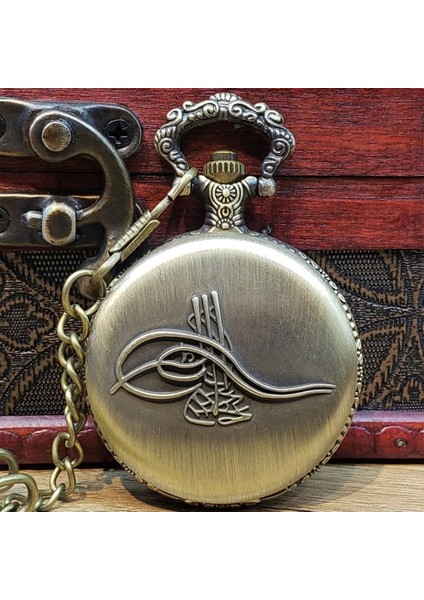 Osmanlı Tuğralı Köstekli Saat ( Lisinya )