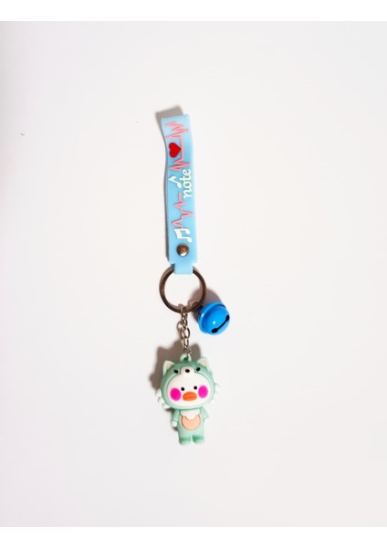 Anahtarlık Yeşil Kostümlü Ördek