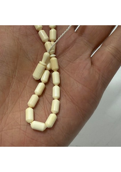 Kesme Fildişi Tesbih 9,06 Gram - Koleksiyonluk Fil Dişi Tespih indirimleri