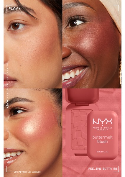 Buttermelt Blush Kremsi Pembe Pudra Allık - 09 Feelin Butta & Tattoo Liner Mini Jel Göz Kalemi Hediyeli Makyaj Seti indirimleri