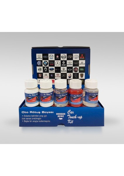 Mitsubishi Kod 6307 Rütüş Çizik Boyası Derin Çizik Giderici Rötuş Seti modelleri