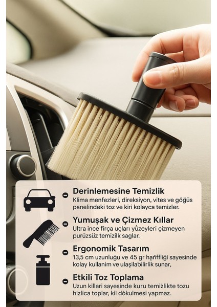 Araç Içi Temizleme Fırçası Oto Klima Klavye Detay Temizlik Fırça CIN693 fırsatları