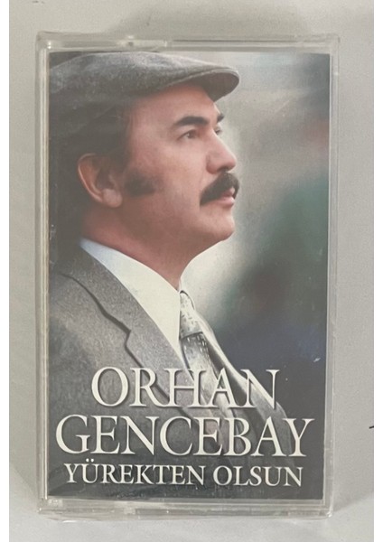 Orhan Gencebay Yürekten Olsun Kaset (Jelatinli Sıfır Orijinal Dönem Baskı Kaset)