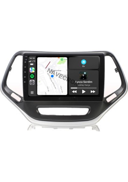 Jeep Cherokee 2014-18 9"uyumlu Androıd Multimedya Gerçek 2/32 Kablosuz Carplay Geri Görüş Kameralı fiyatları