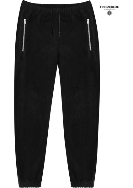 Erkek Patagonia Normal Bel Paçası Lastikli Jogger Polar Pantolon
