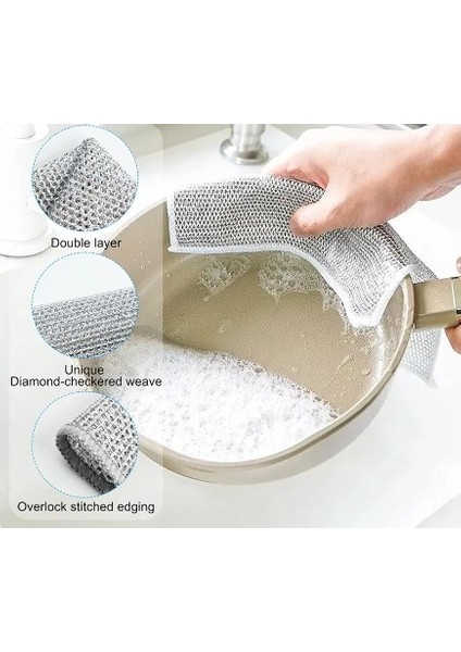 Çok Amaçlı Sihirli Tel Temizlik Bezi (4741) fırsatları