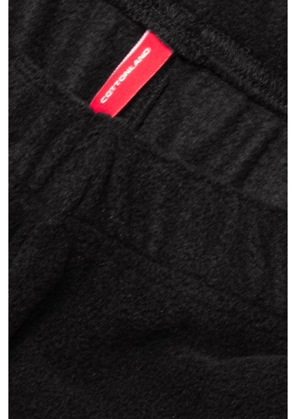 Erkek Patagonia Normal Bel Paçası Lastikli Jogger Polar Pantolon