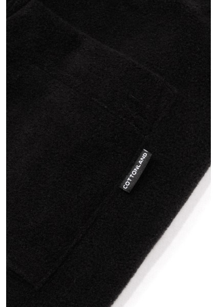 Erkek Patagonia Normal Bel Paçası Lastikli Jogger Polar Pantolon