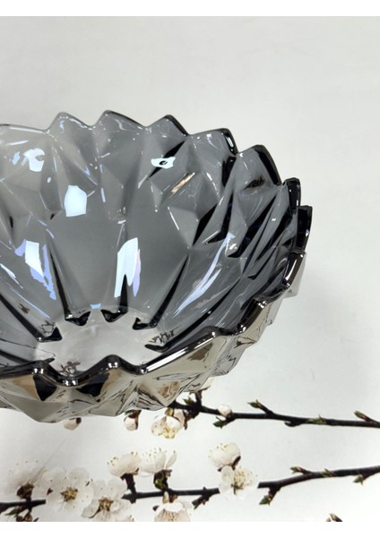 Cam Kristal Derin Kase Füme 24 Cm fiyatları